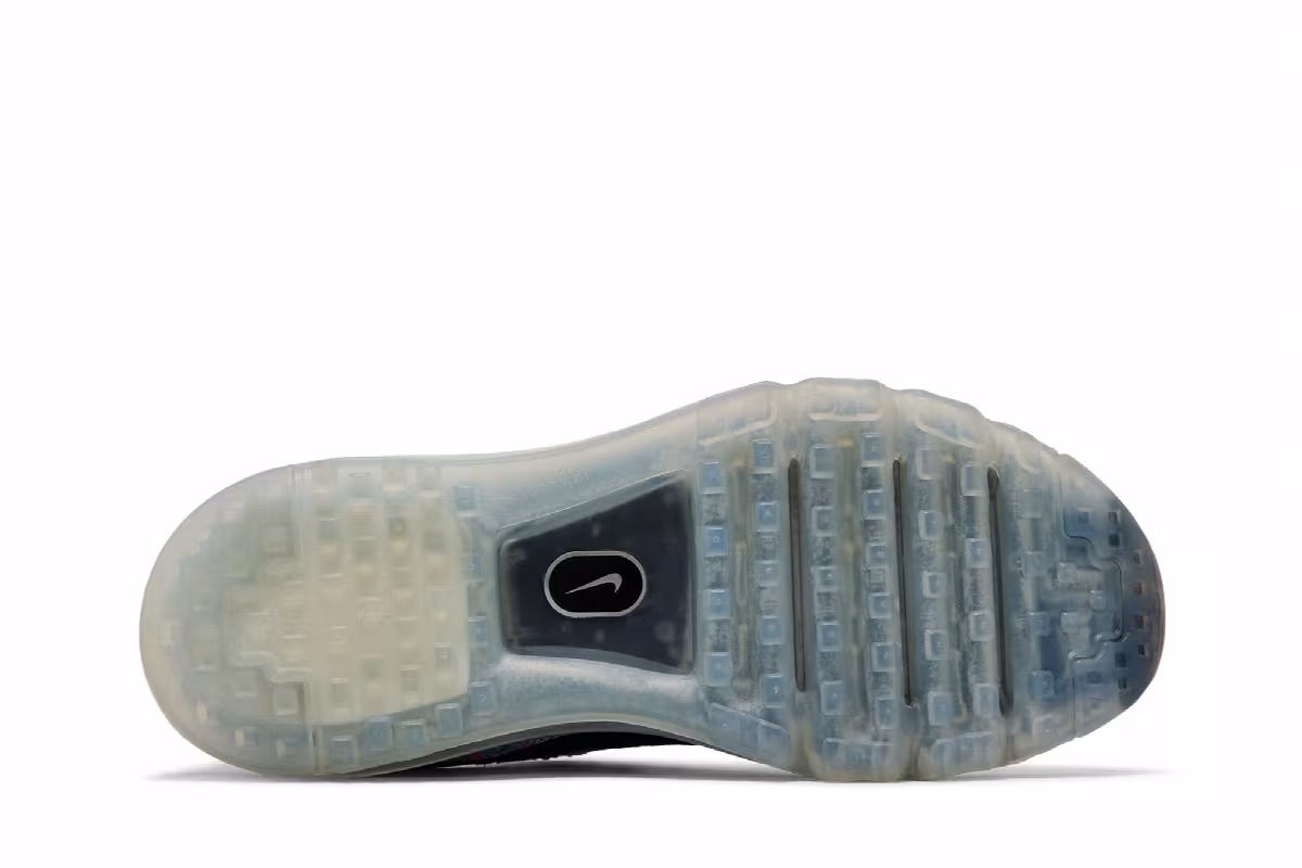 Nike Women's Flyknit Air Max Chlorine Blue Pink Blast, view 5