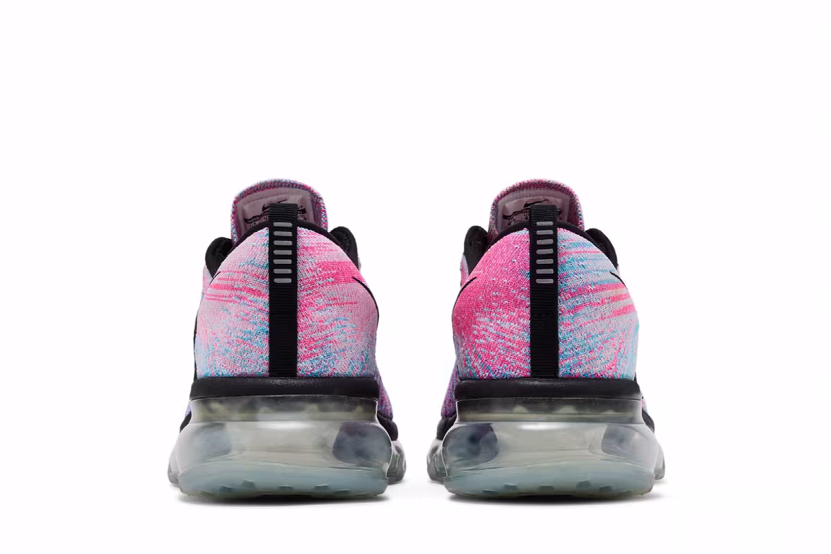 Nike Women's Flyknit Air Max Chlorine Blue Pink Blast, view 7