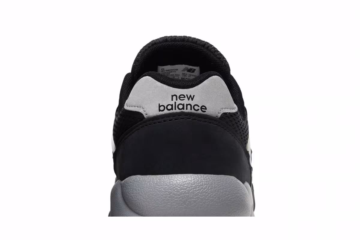 New Balance 580 Black Shadow Grey, view 8