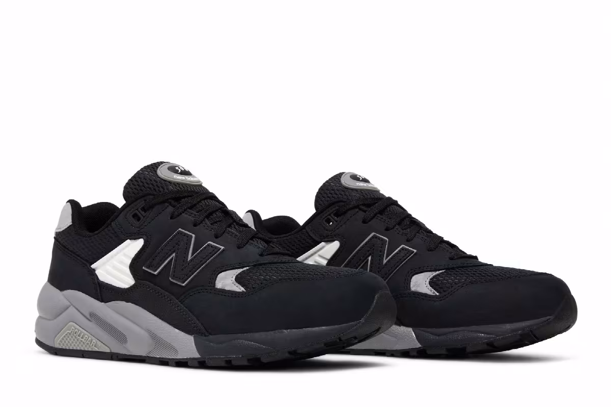 New Balance 580 Black Shadow Grey, view 9