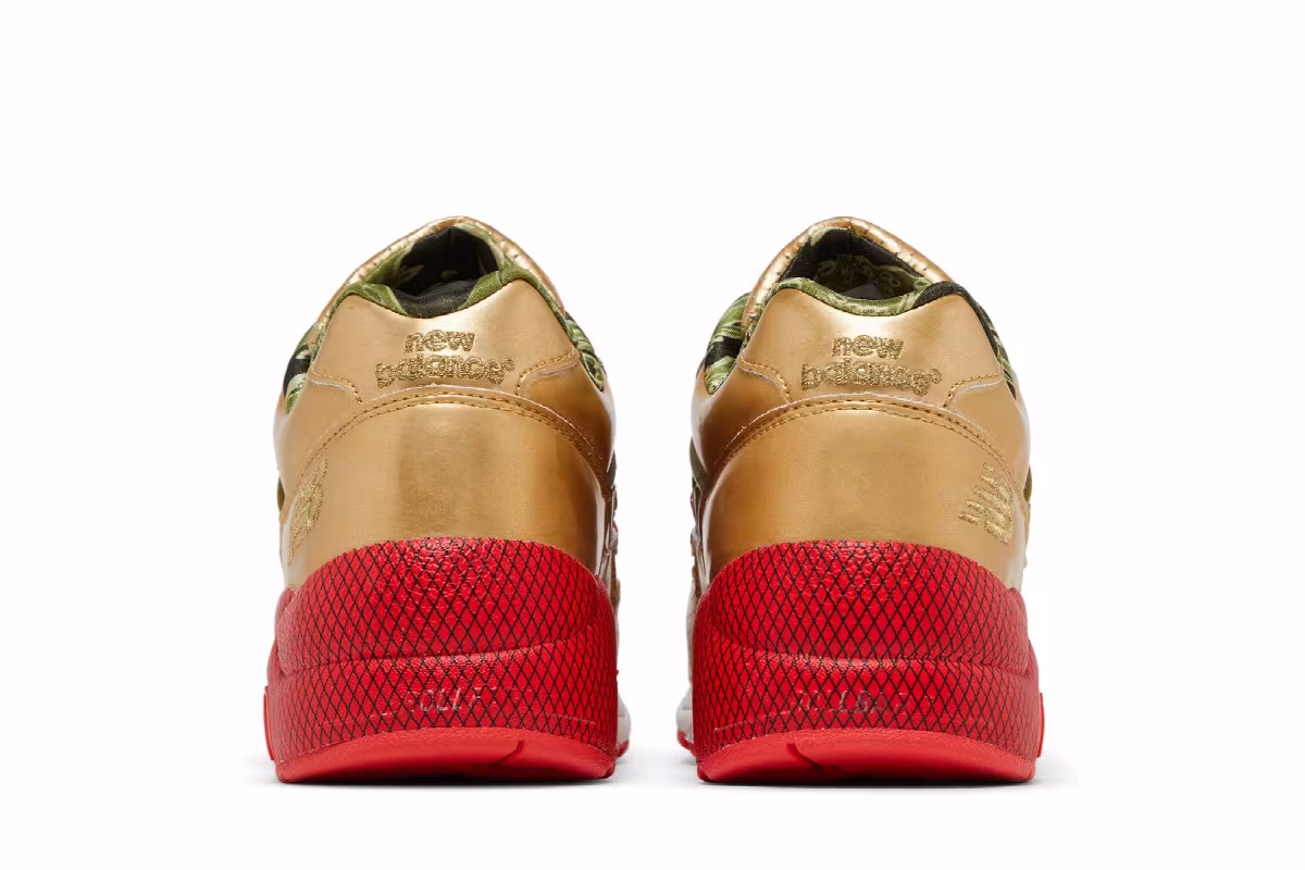 New Balance Hectic x Stussy x Undefeated x 580 Gold Camo, view 7