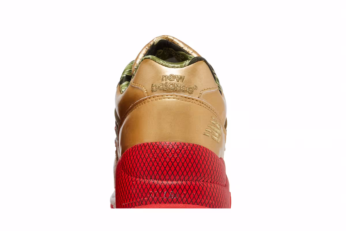 New Balance Hectic x Stussy x Undefeated x 580 Gold Camo, view 8
