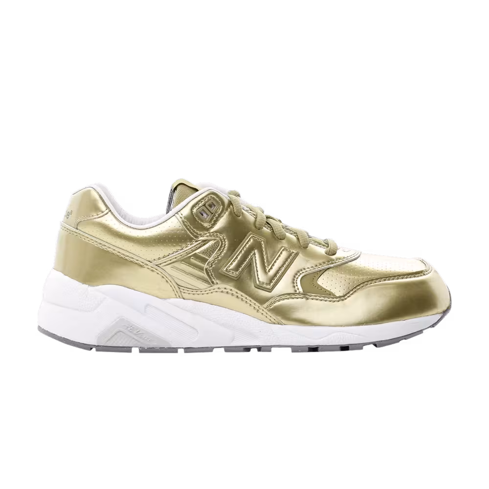 New Balance Women's 580 Metallic Gold