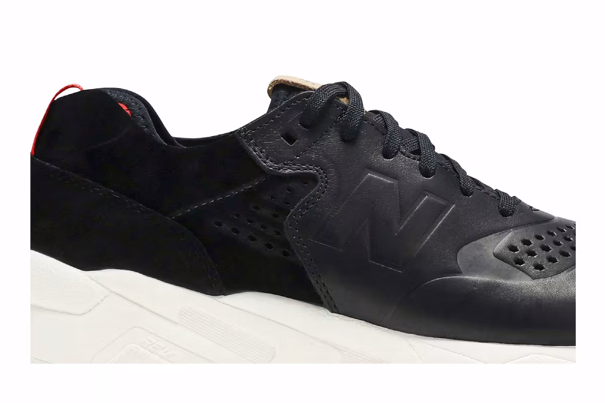 New Balance 580 Deconstructed Black Off White, view 3