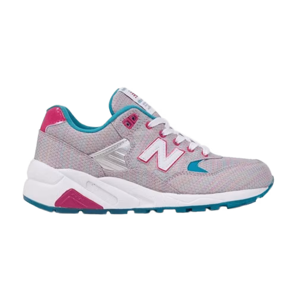 New Balance Women's 580 Grey Magenta