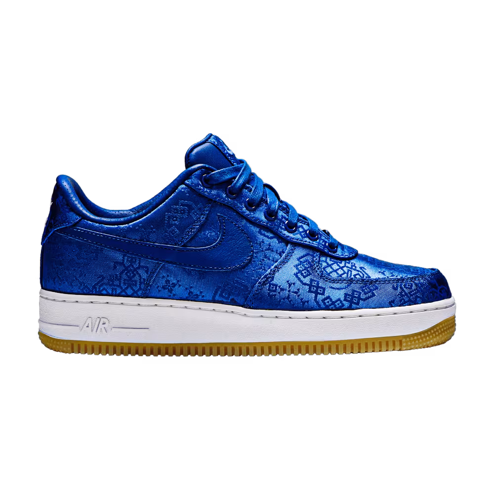 CLOT x Nike Air Force 1 PRM Royal Silk