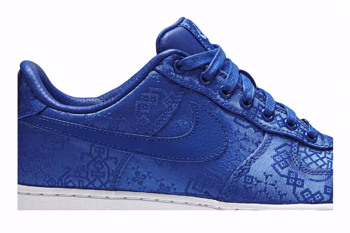 CLOT x Nike Air Force 1 PRM Royal Silk, view 3
