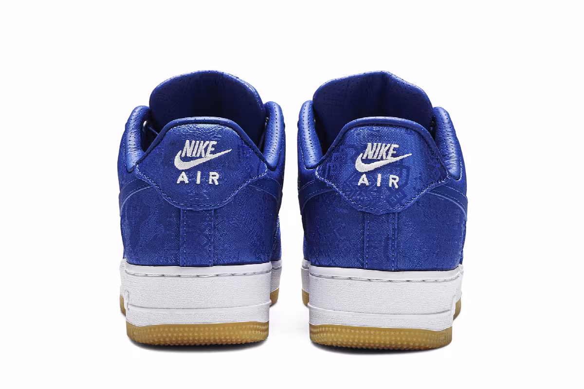CLOT x Nike Air Force 1 PRM Royal Silk, view 7