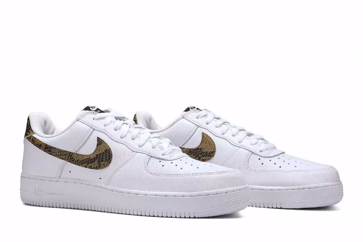 Nike Air Force 1 Low Ivory Snake 2019, view 9