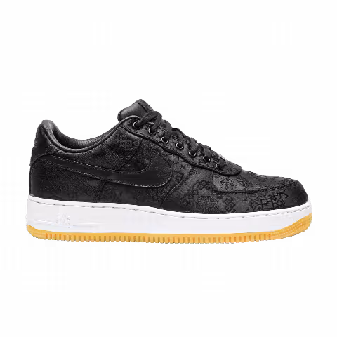 Fragment Design x CLOT x Nike Air Force 1 'Black Silk'