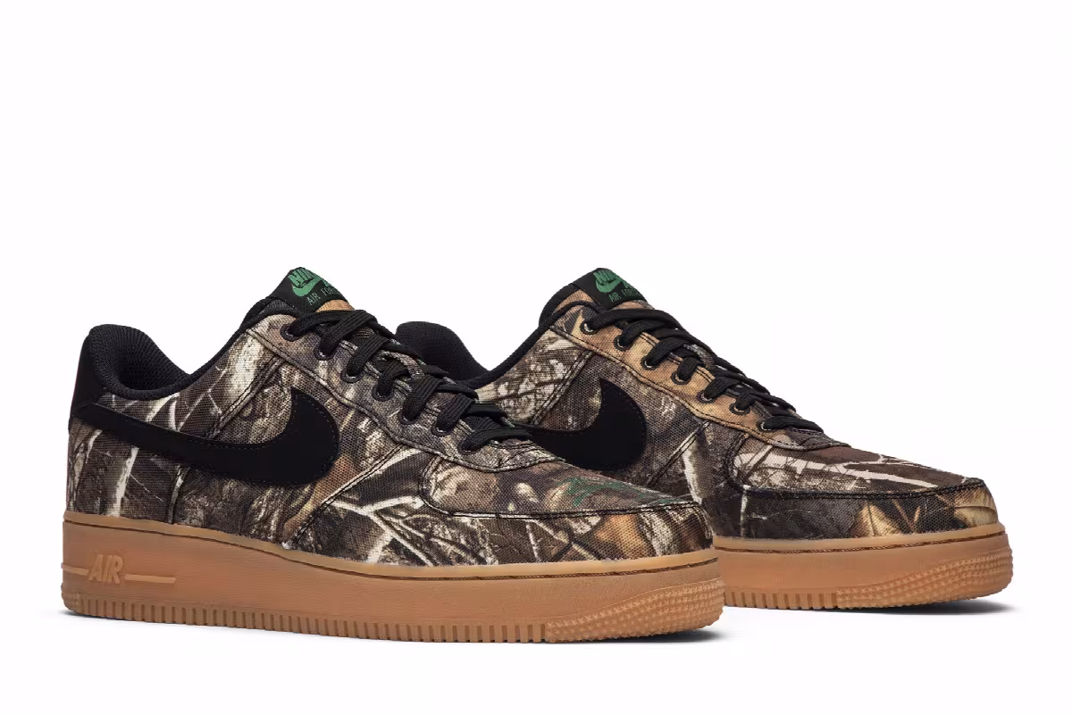 Realtree x Nike Air Force 1 Low Tan Camo, view 9