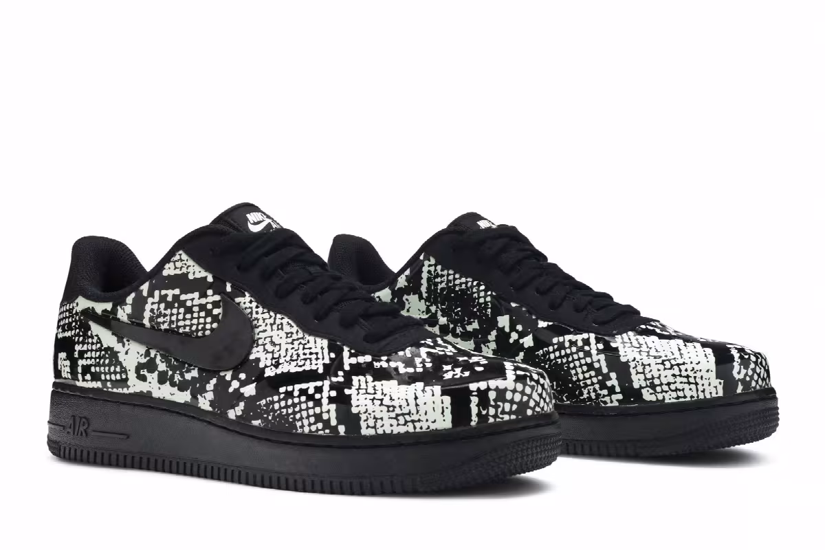 Nike Air Force 1 Foamposite Pro Cup Glow Snakeskin, view 9