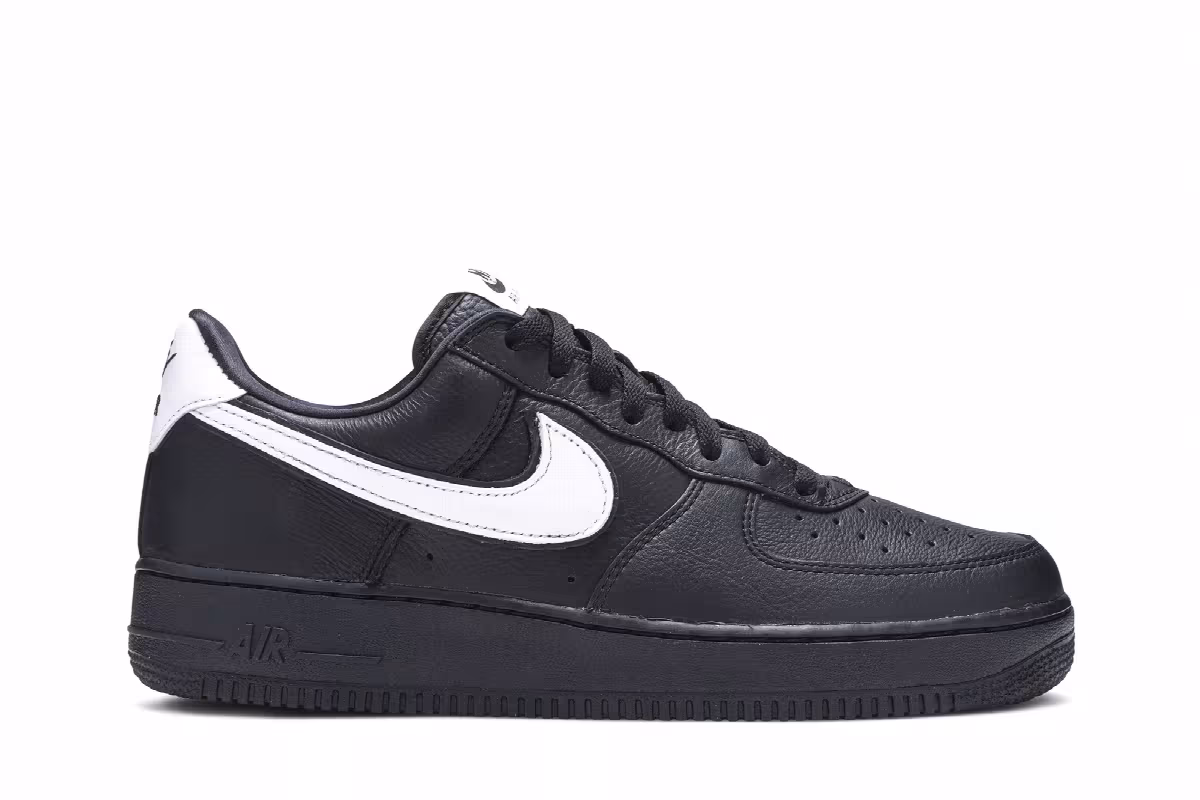 Nike Air Force 1 Low QS Black White, view 2