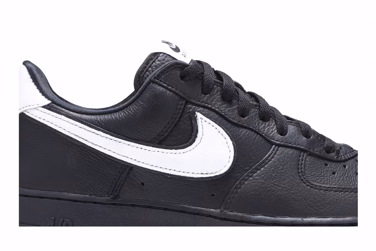Nike Air Force 1 Low QS Black White, view 3