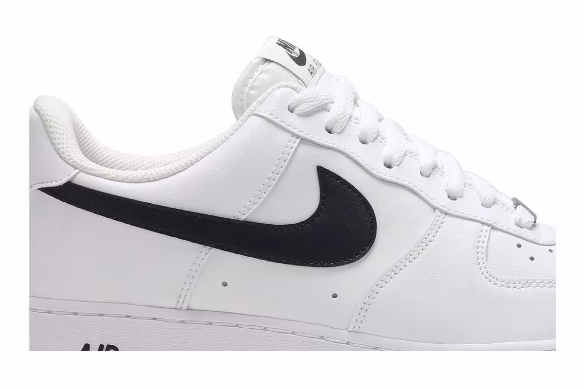 Nike Air Force 1 07 AN20 White Black, view 3
