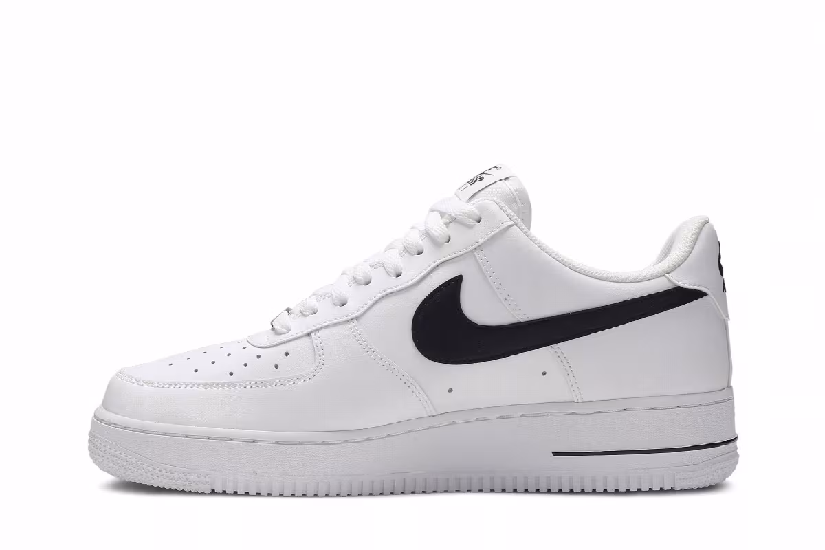 Nike Air Force 1 07 AN20 White Black, view 4