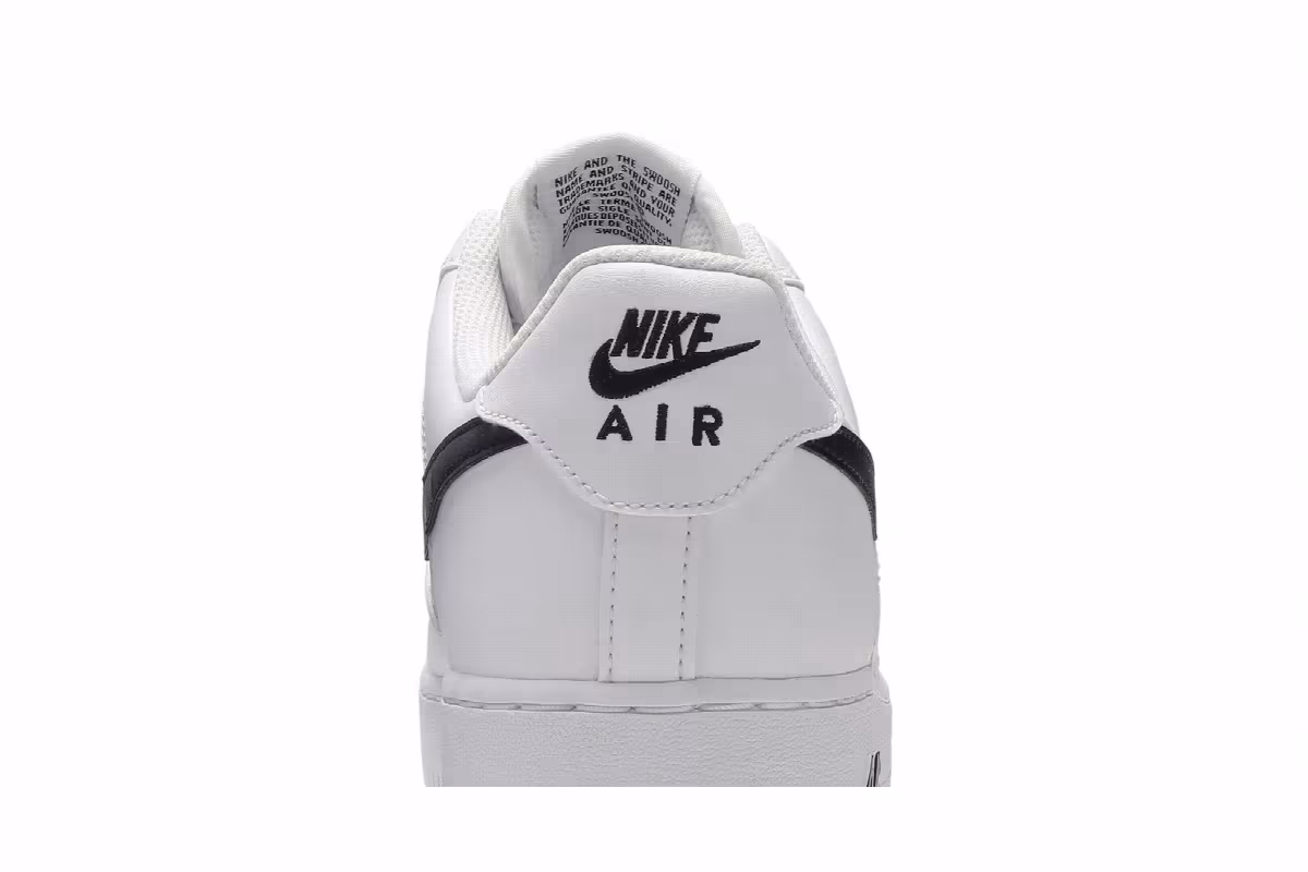 Nike Air Force 1 07 AN20 White Black, view 8