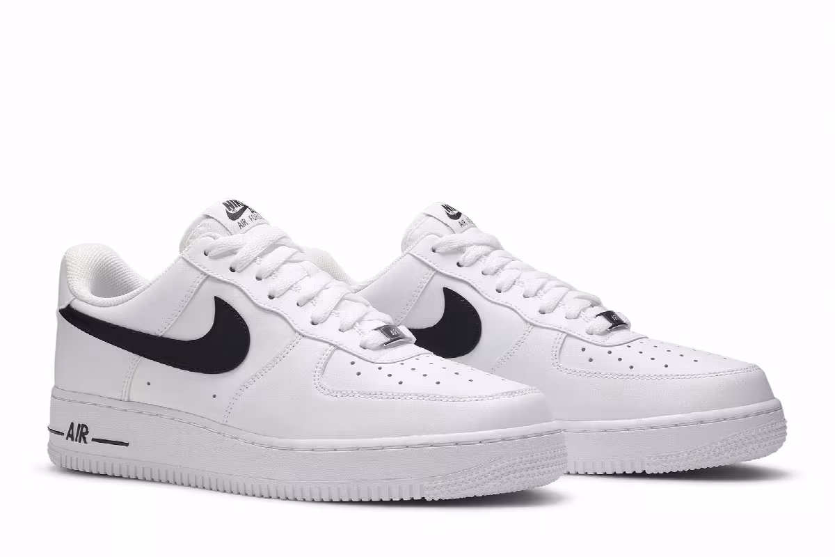 Nike Air Force 1 07 AN20 White Black, view 9