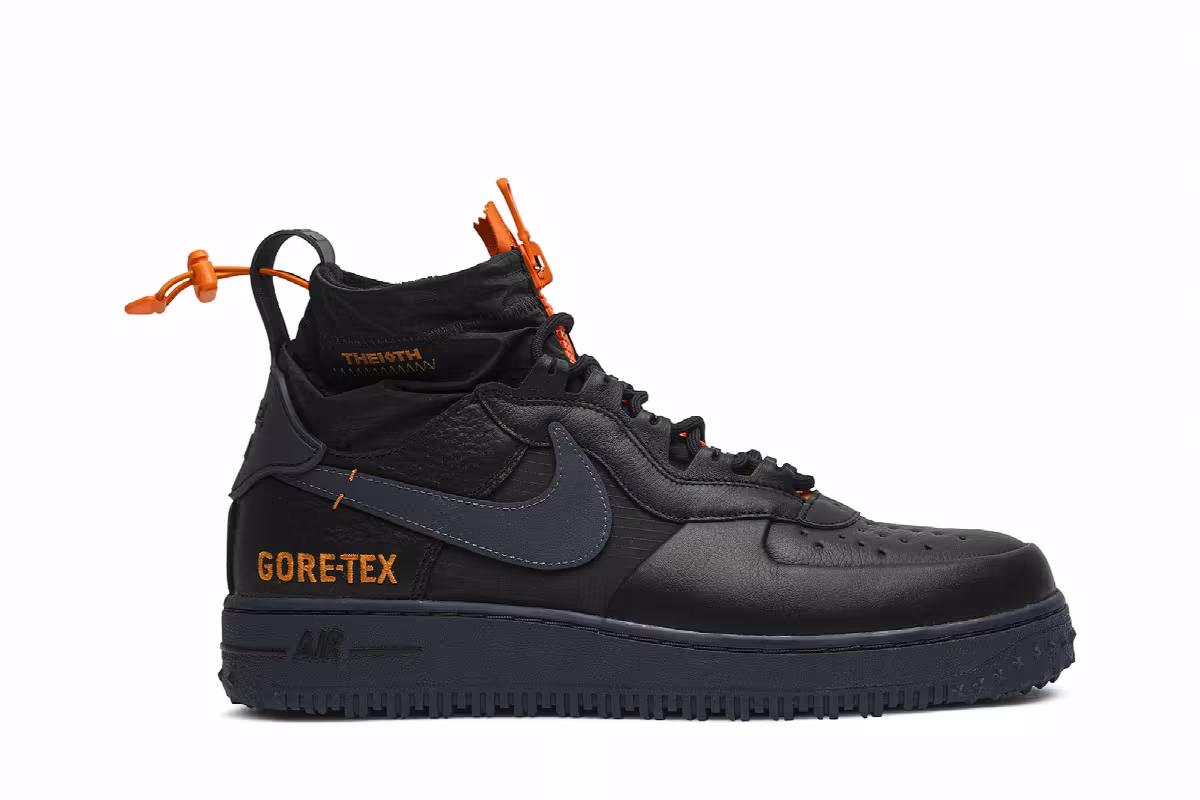 Gore-Tex x Nike Air Force 1 High WTR Black, view 2