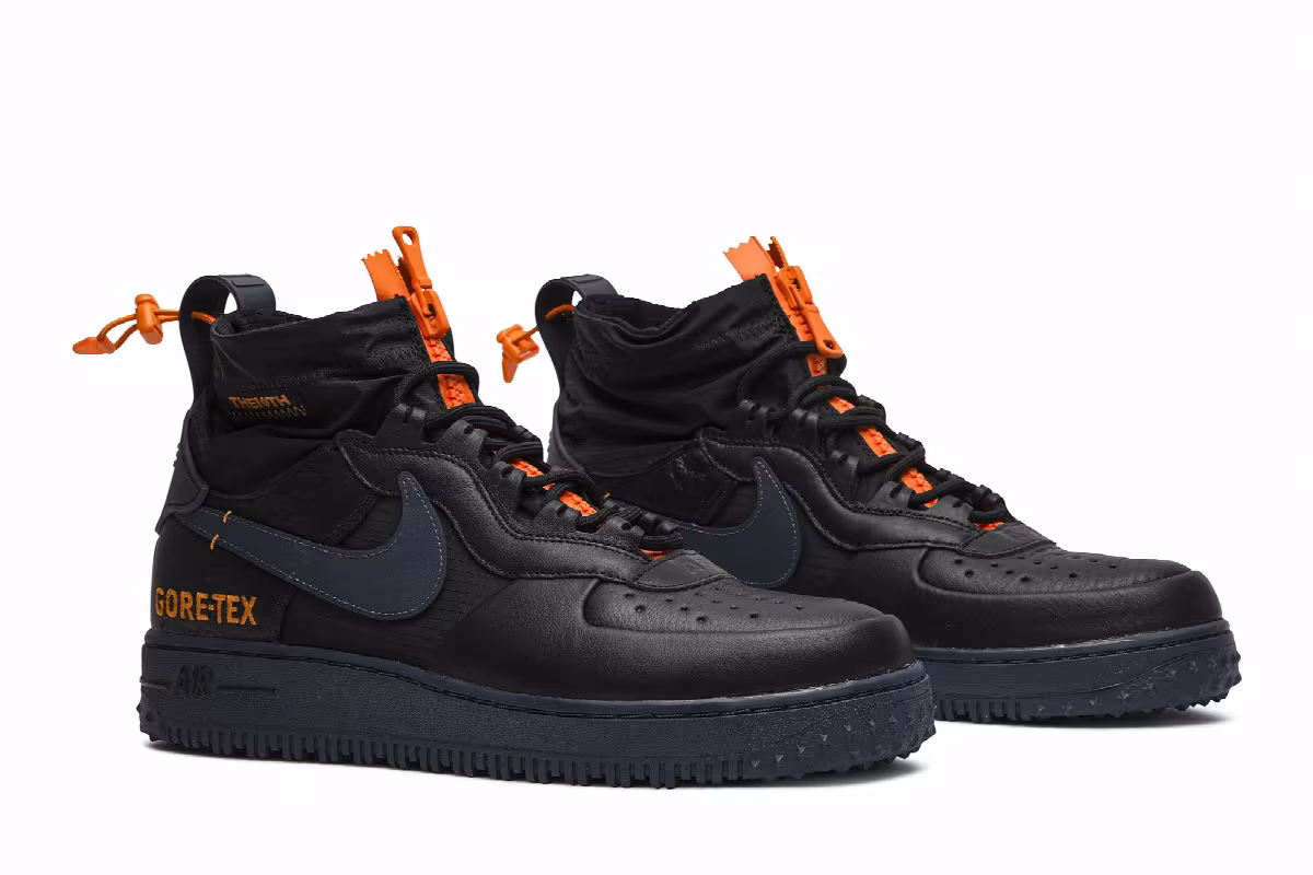 Gore-Tex x Nike Air Force 1 High WTR Black, view 9