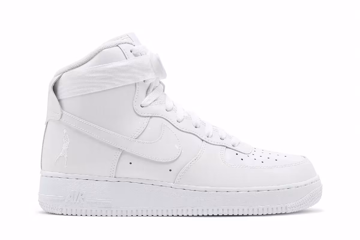 Nike Air Force 1 High QS Sheed Triple White, view 2