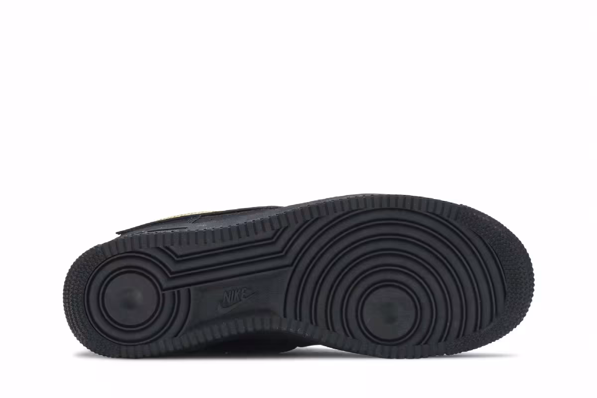 Nike Air Force 1 Low Removable Swoosh - Black Gold, view 5