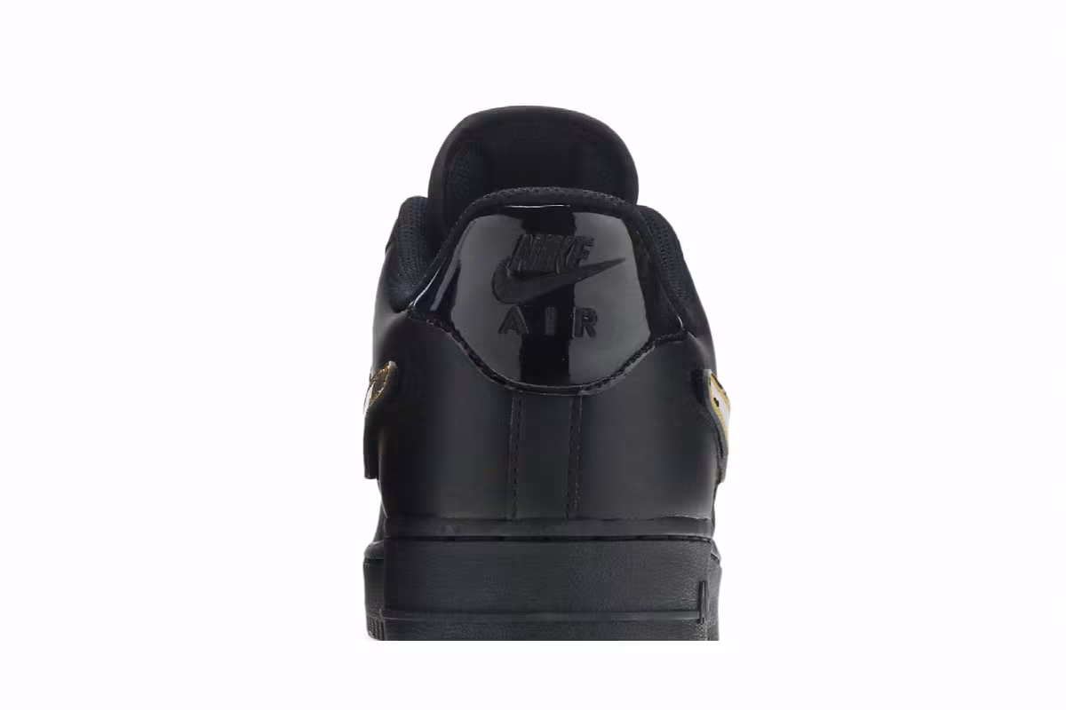 Nike Air Force 1 Low Removable Swoosh - Black Gold, view 8