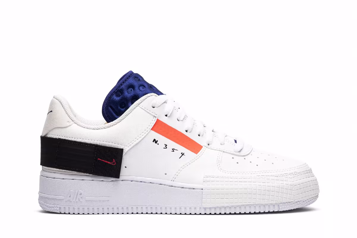 Nike Air Force 1 Low Drop Type Summit White, view 2