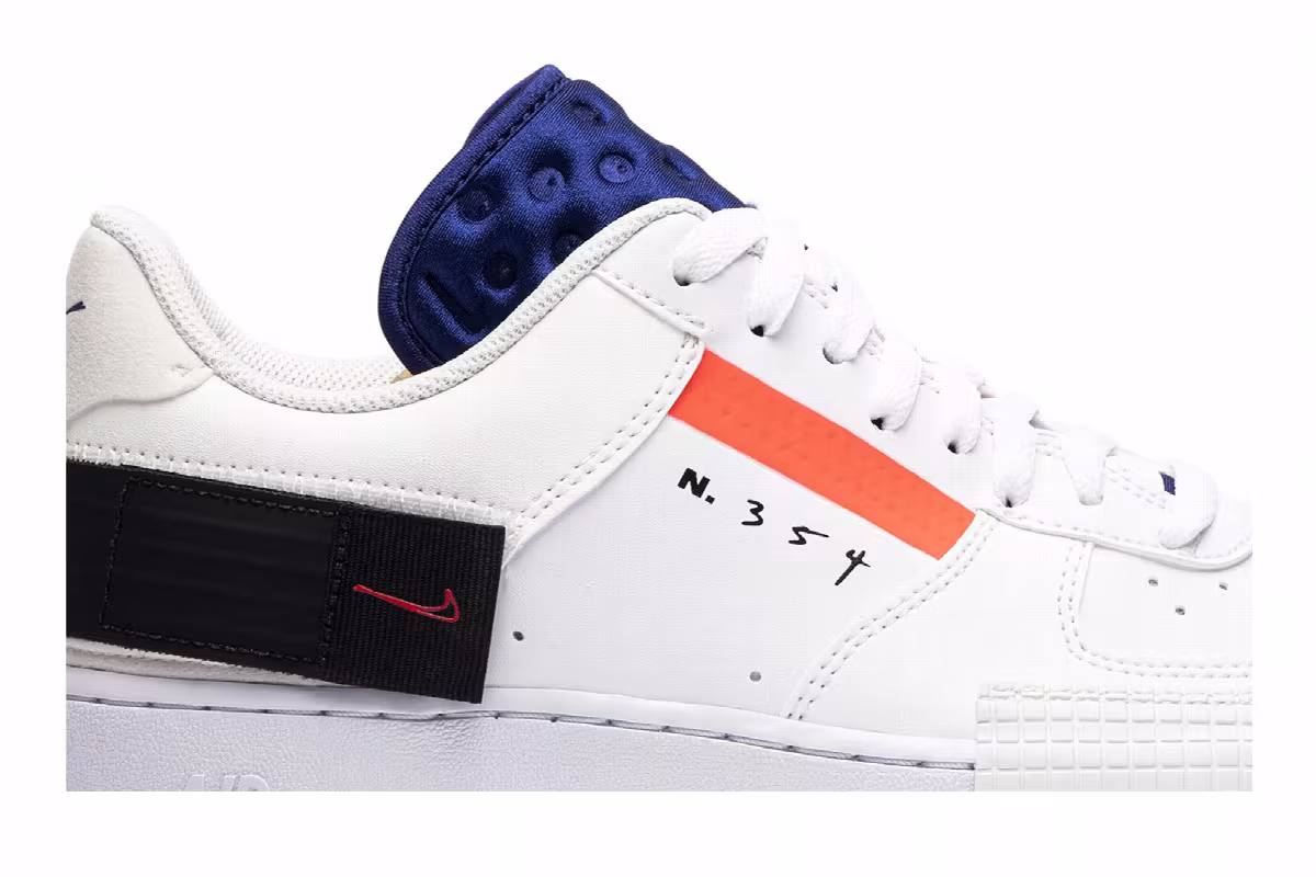Nike Air Force 1 Low Drop Type Summit White, view 3