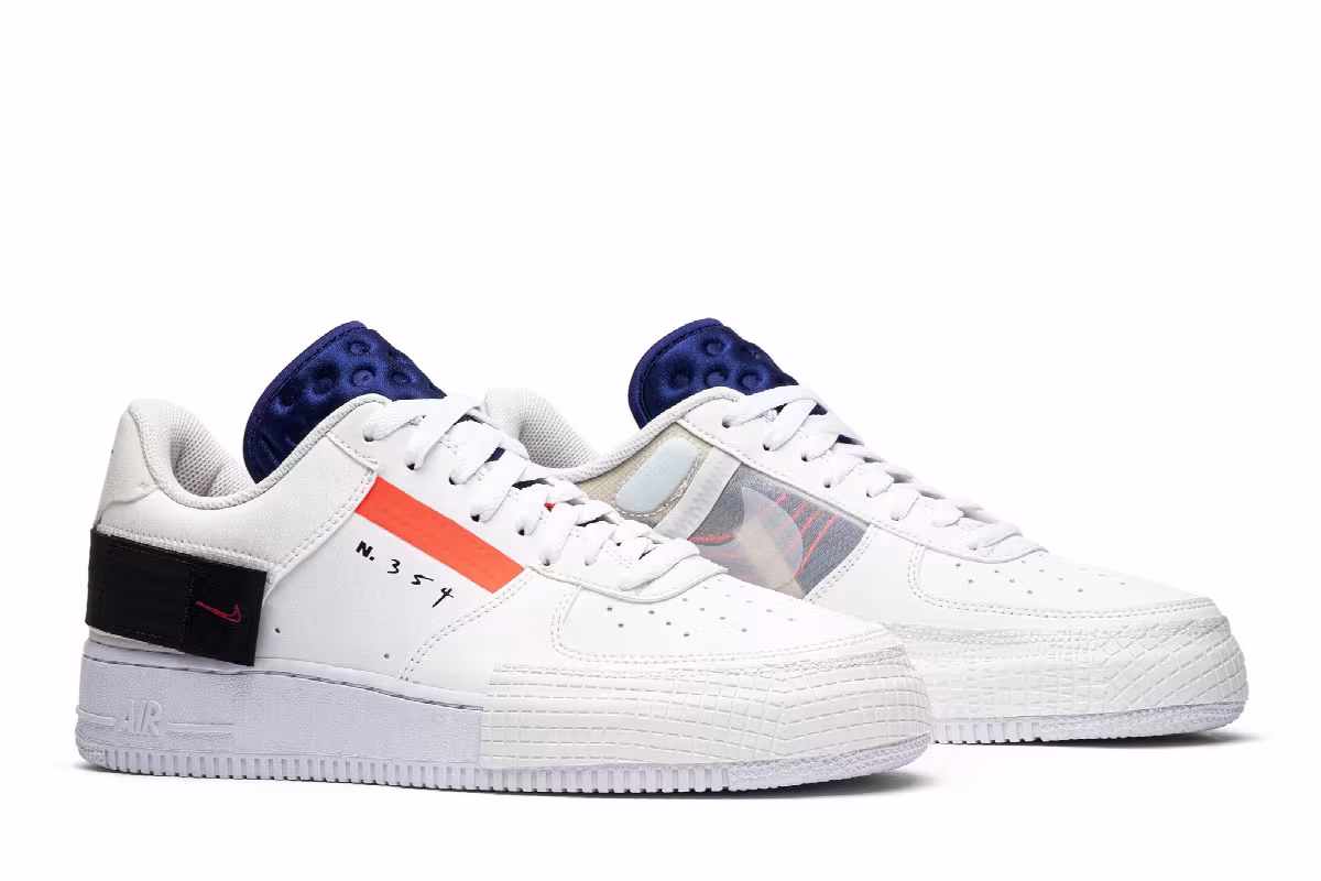 Nike Air Force 1 Low Drop Type Summit White, view 9