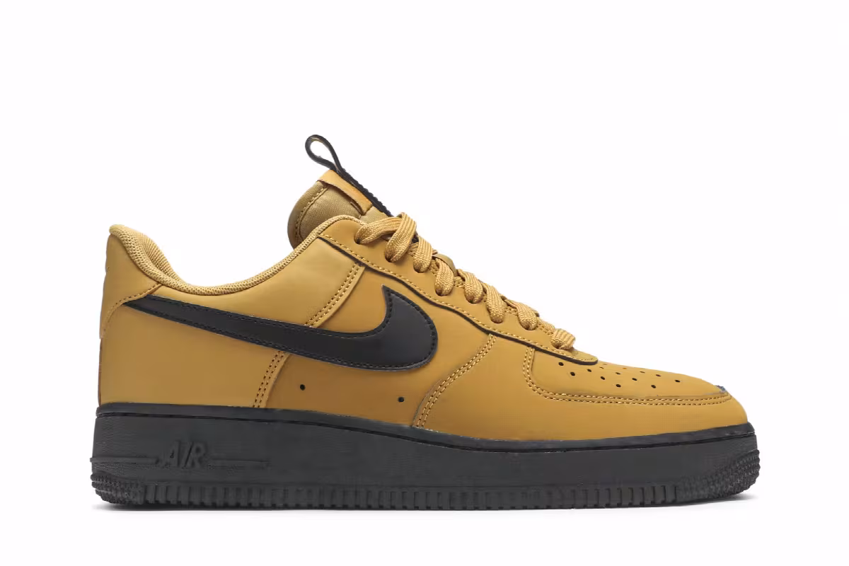 Nike Air Force 1 Low Wheat Black, view 2