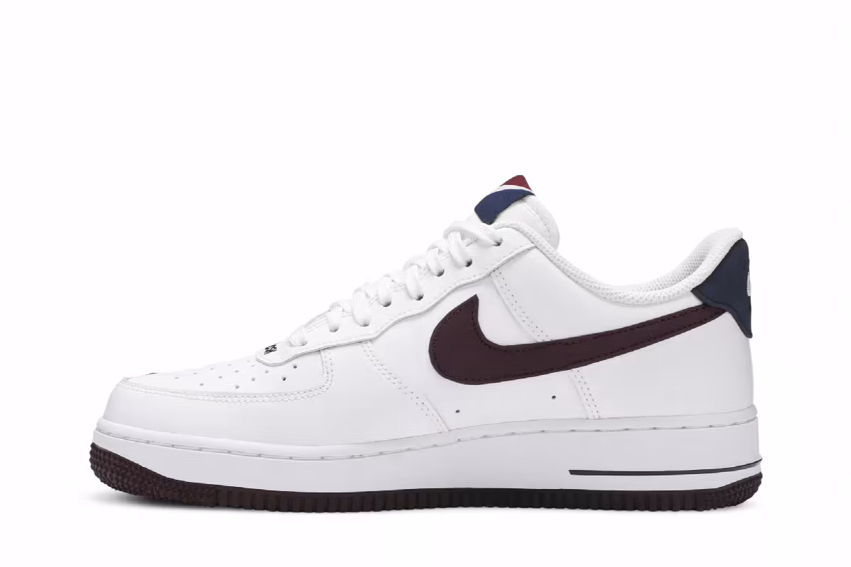 Nike Air Force 1 White Night Maroon, view 4