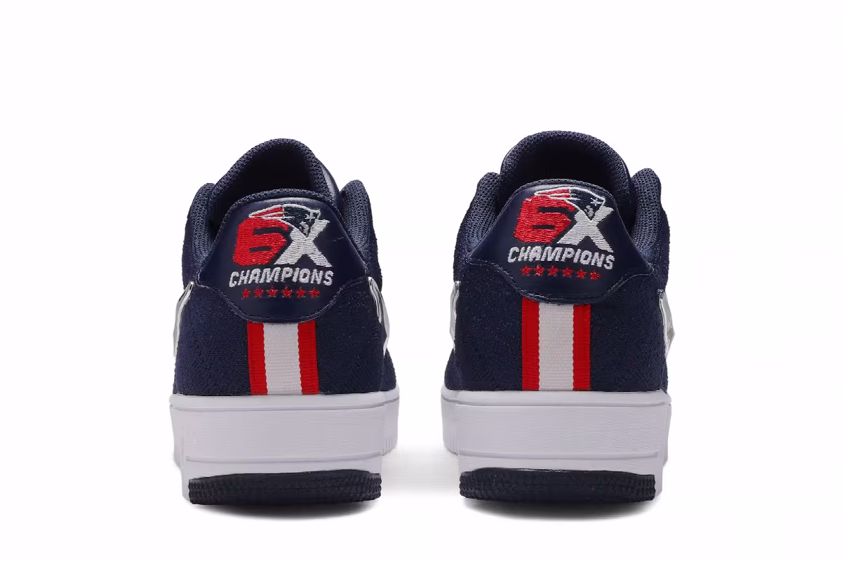Patriots x Nike Air Force 1 Low Ultra Flyknit 6X Champs, view 7