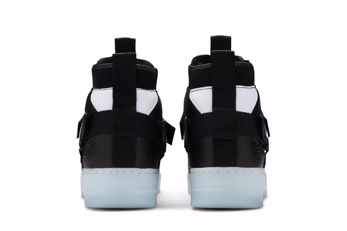 Nike Air Force 1 Mid Utility Black Half Blue, view 7
