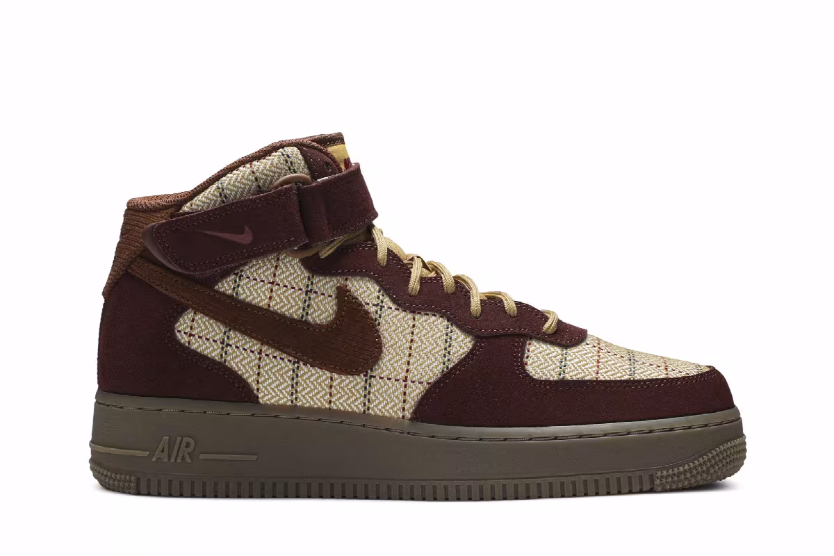 Nike Air Force 1 Mid Gum Dark Brown, view 2