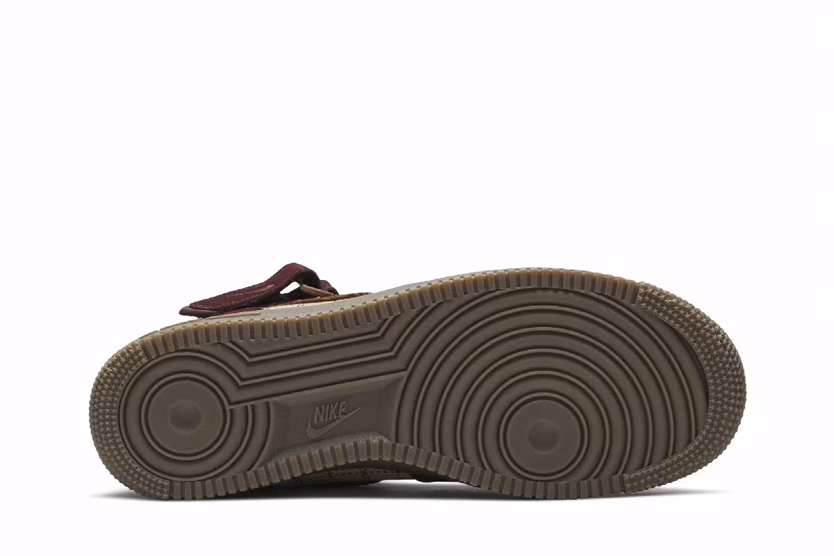 Nike Air Force 1 Mid Gum Dark Brown, view 5