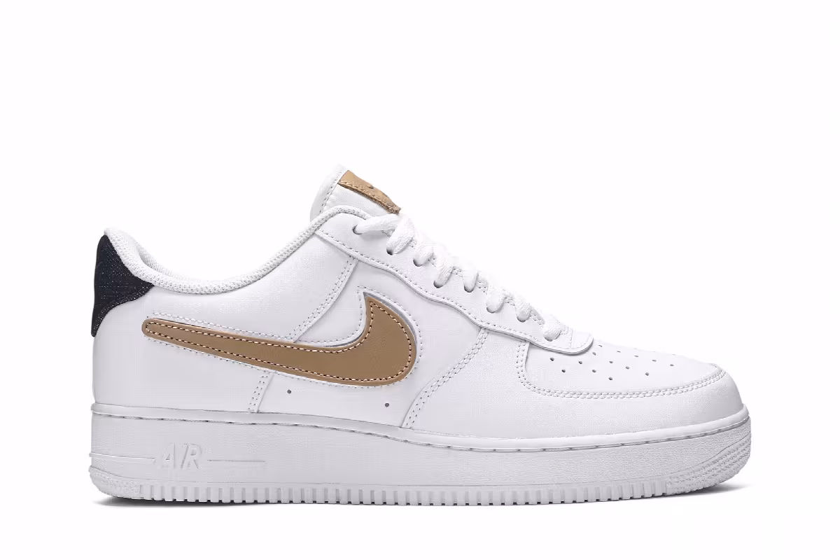 Nike Air Force 1 Low Removable Swoosh - White Vachetta, view 2