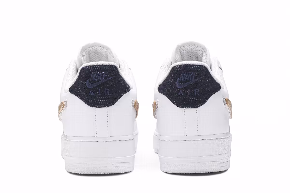 Nike Air Force 1 Low Removable Swoosh - White Vachetta, view 7