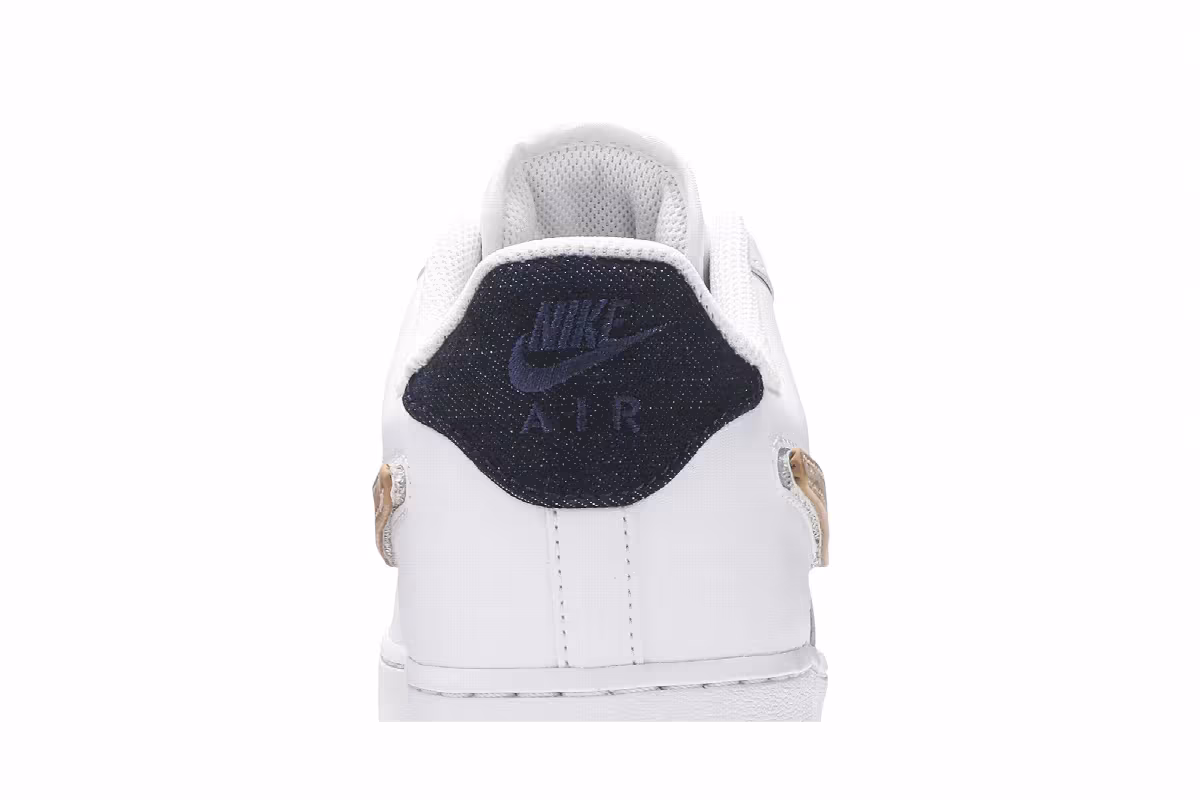 Nike Air Force 1 Low Removable Swoosh - White Vachetta, view 8