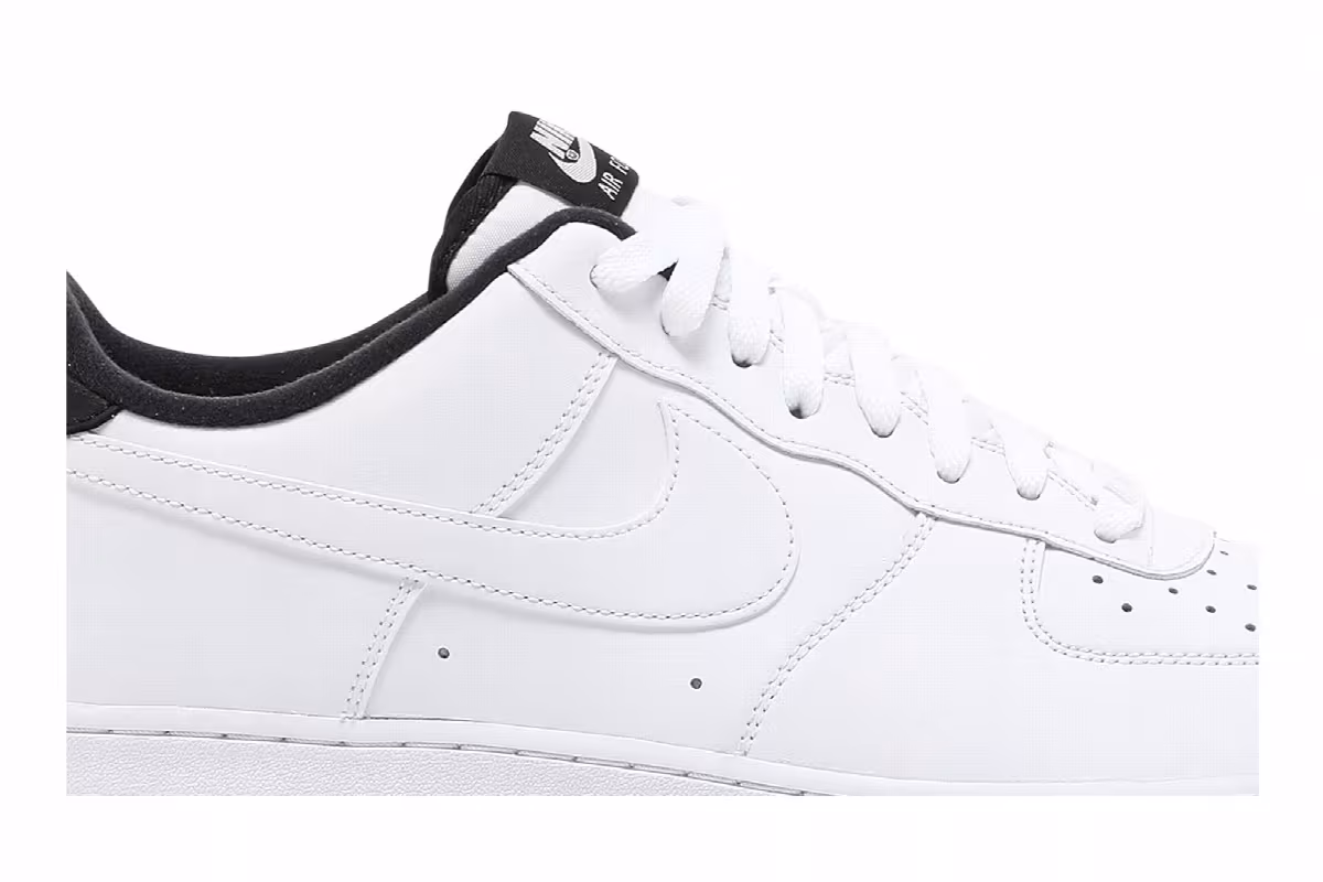 Nike Air Force 1 White Black, view 3