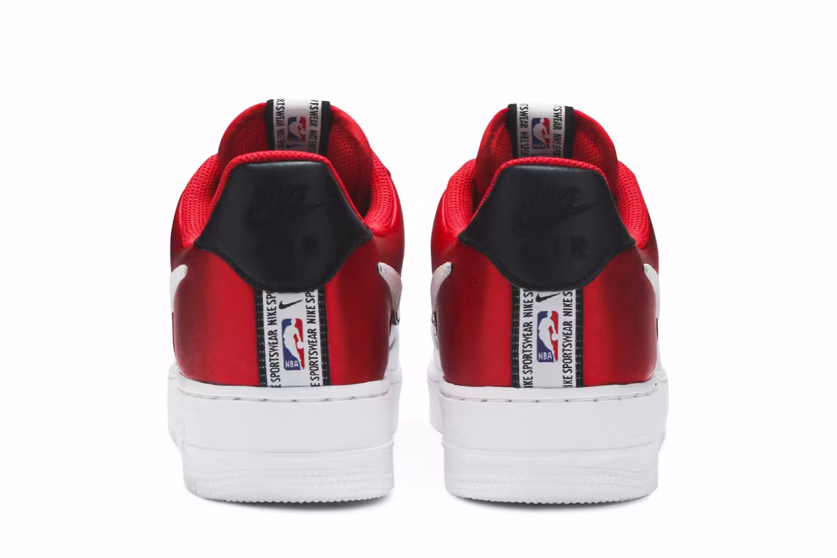 NBA x Nike Air Force 1 Red, view 7