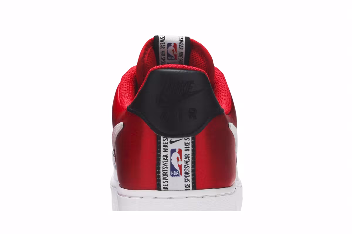 NBA x Nike Air Force 1 Red, view 8