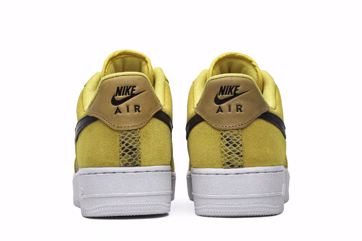Nike Air Force 1 Low Yellow Snakeskin, view 7