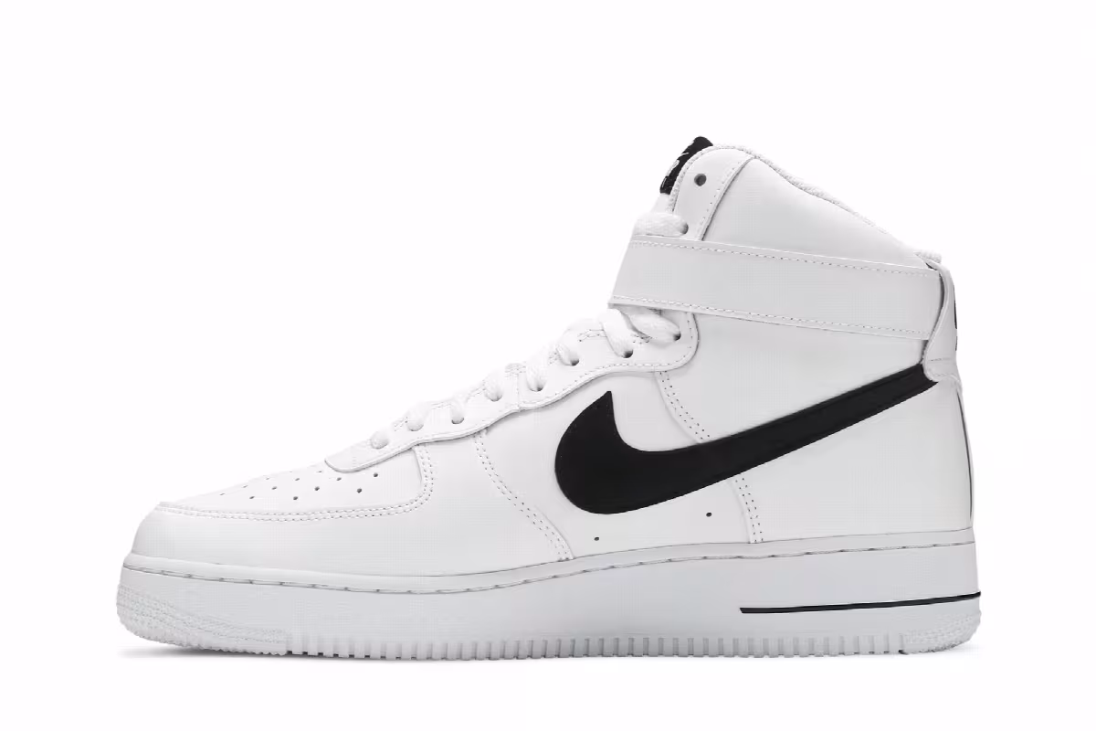 Nike Air Force 1 High White Black, view 4