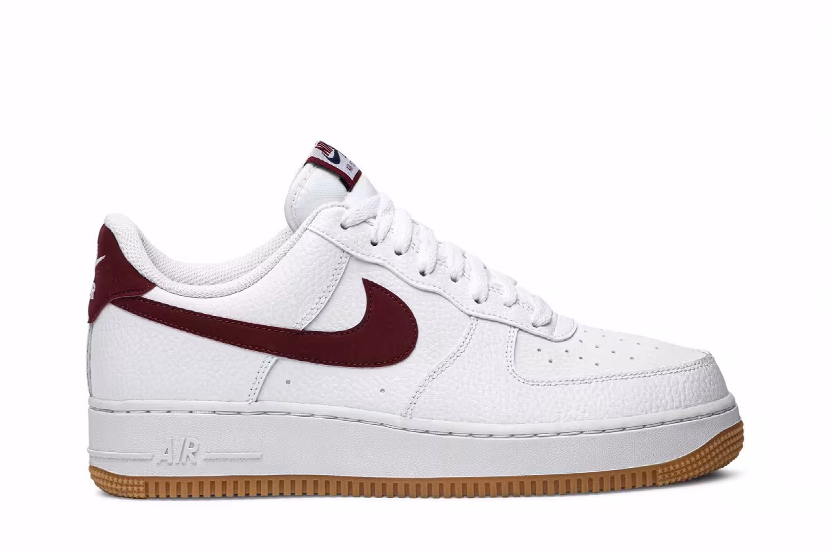 Nike Air Force 1 Low Team Red Gum, view 2