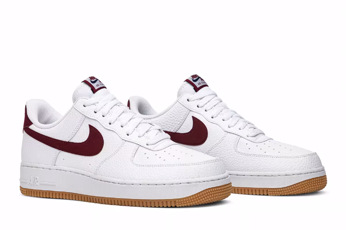 Nike Air Force 1 Low Team Red Gum, view 9