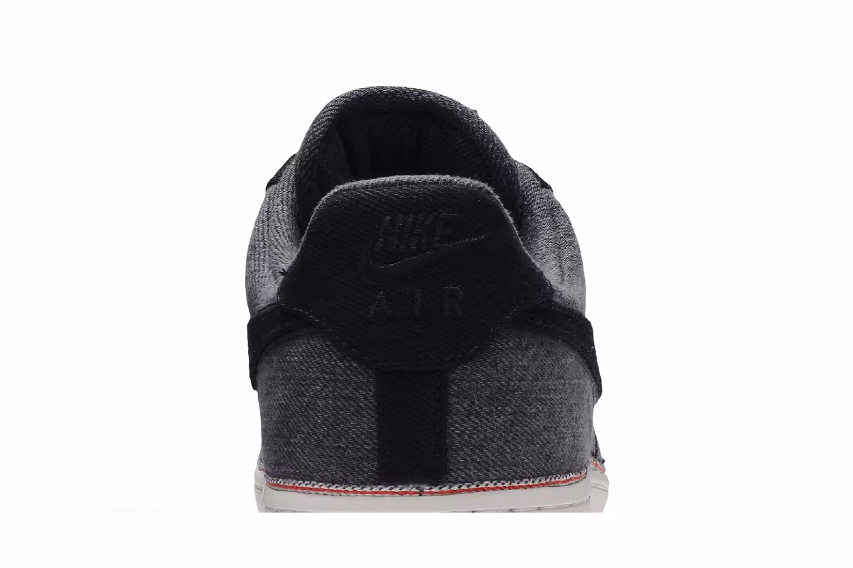 Nike 3x1 x Air Force 1 Low Premium Black Denim, view 8