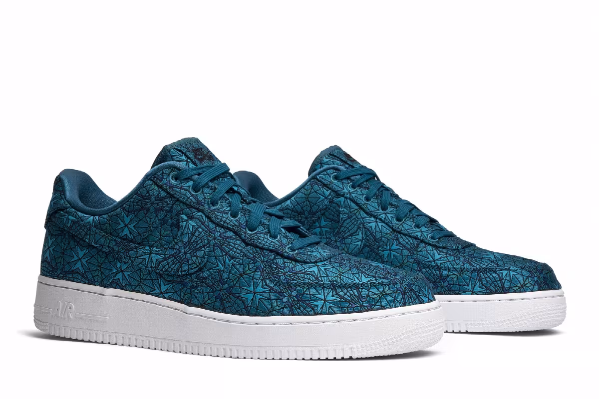 Nike Air Force 1 Low Premium Emerald Stained Glass, view 9