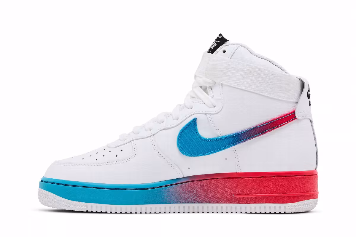 Nike Air Force 1 High 07 LV8 Blue Ember Glow, view 4