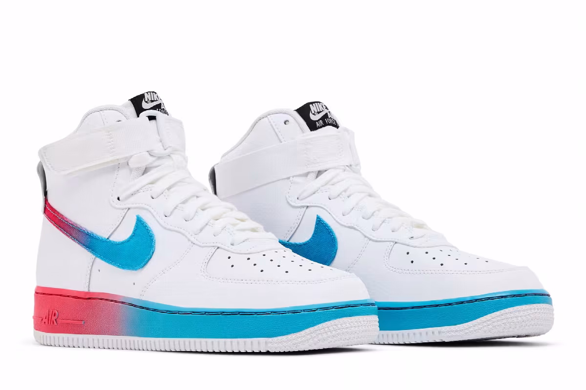 Nike Air Force 1 High 07 LV8 Blue Ember Glow, view 9